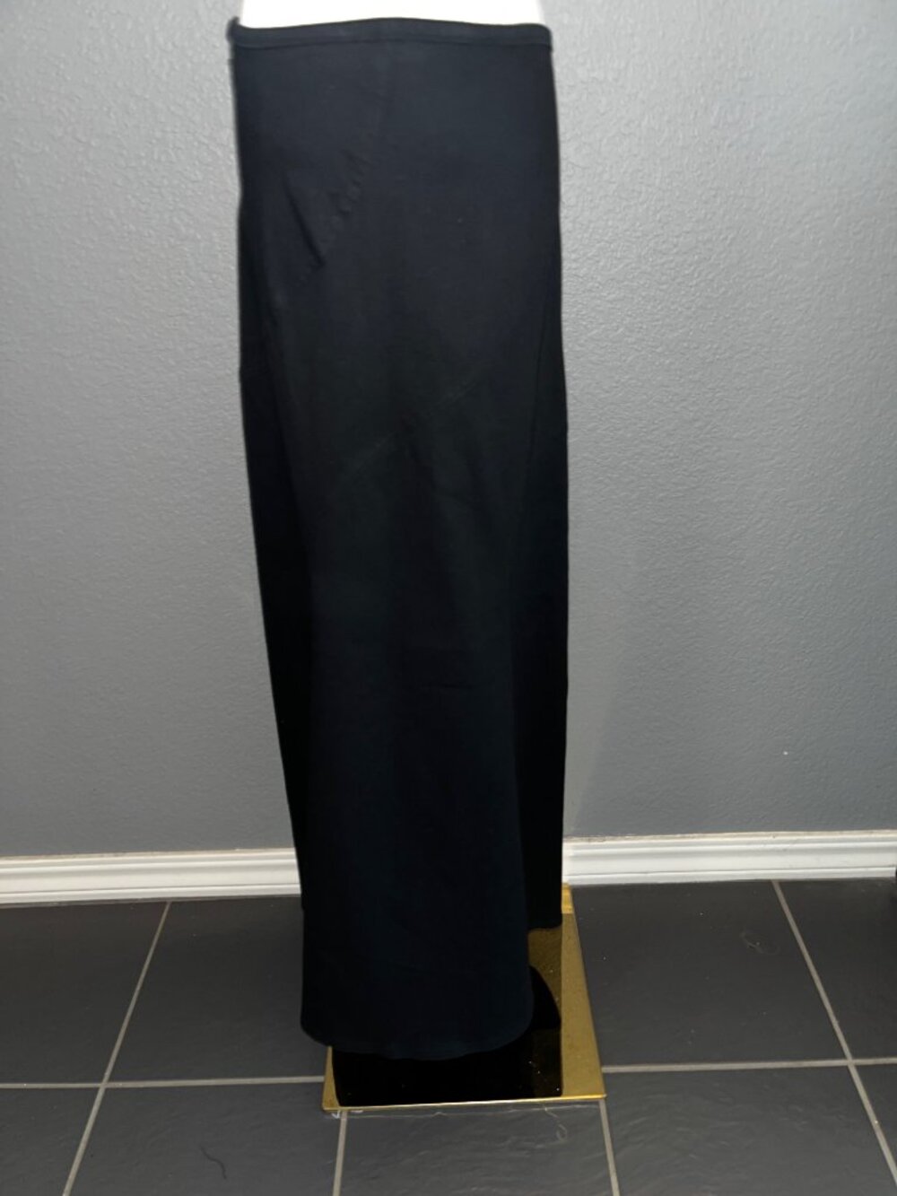 MONGE Black Paneled Asymmetric Seam Maxi Western Southwestern Skirt - EUC Small - Picture 7 of 13